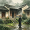 雨纷纷旧故里草木深