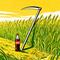辞职回家割麦子