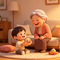 鼻屎弄的奶奶笑